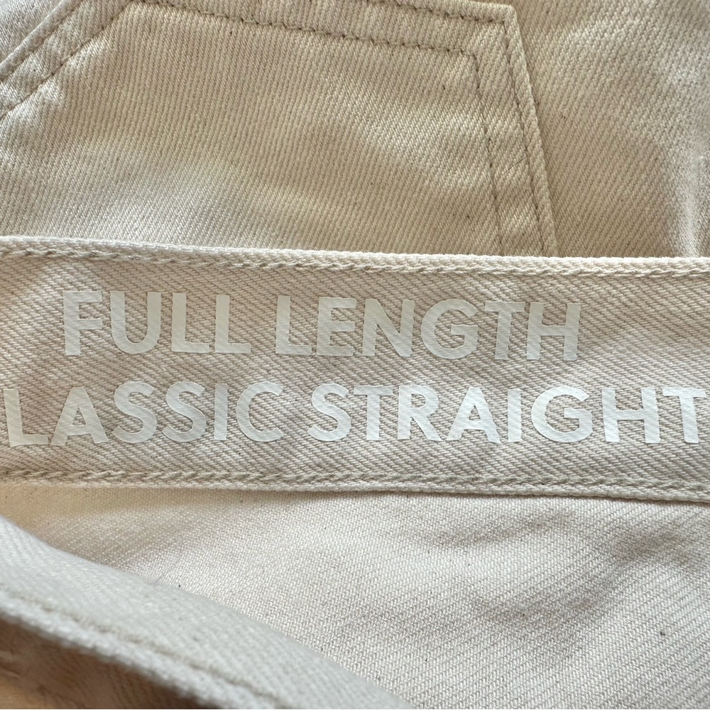 J. Crew High-Rise Full Length '90s Classic Straight Jean Natural Denim Size 26 - Picture 10 of 13